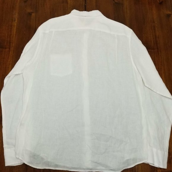J.Crew Long Sleeve Button Down - White Linen - Sli - Picture 10 of 10